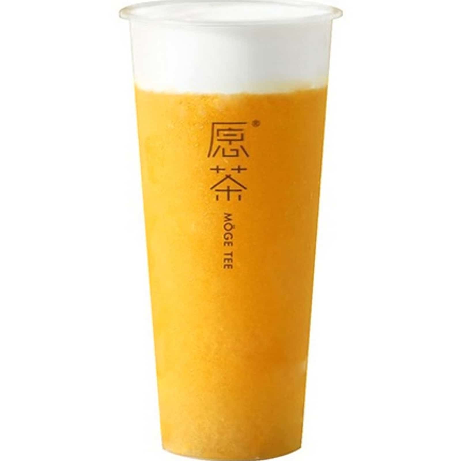 Mango Cheese Foam Tea — Moge Tee Durham