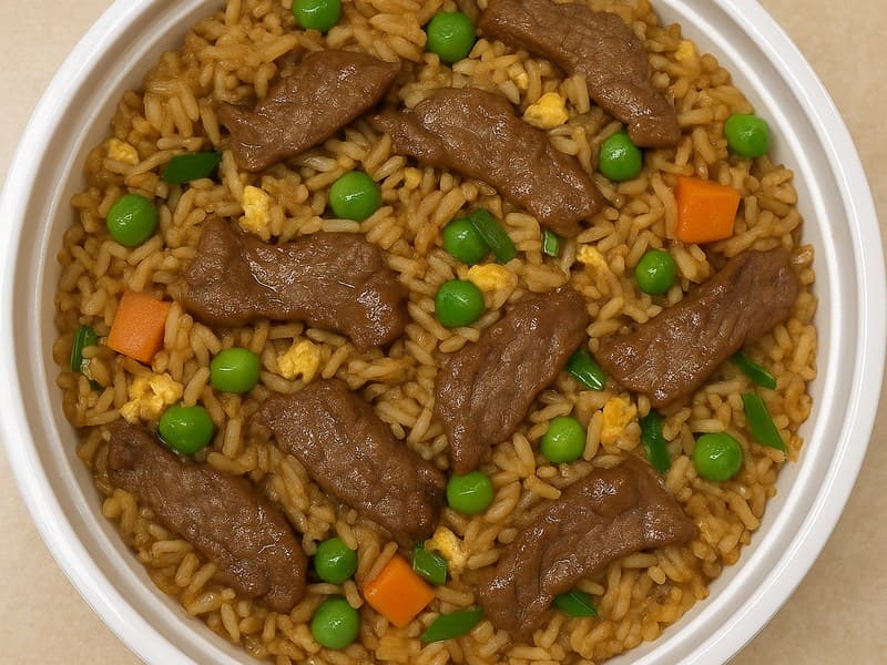 Beef Fried Rice — Dragon King J