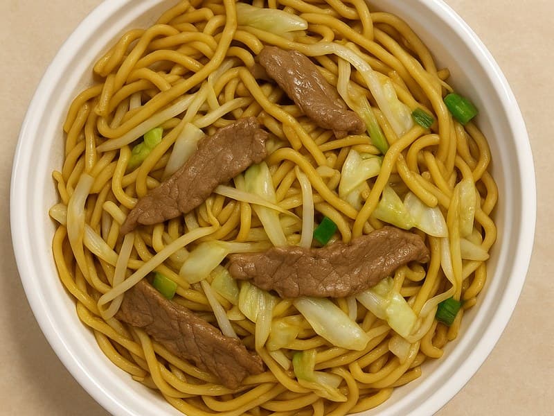 Beef Lo Mein — Dragon King J