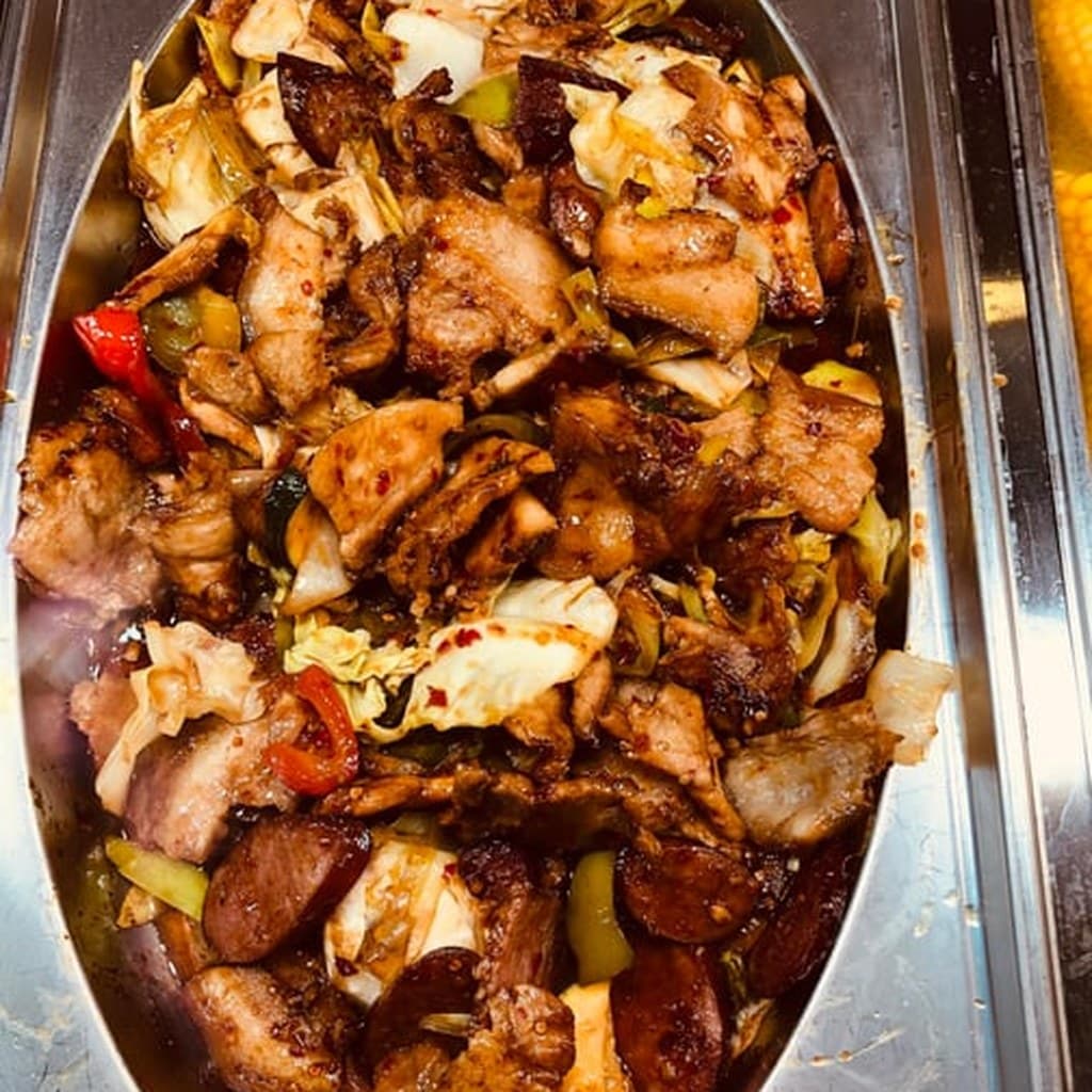 Pork with Vegetable — LA Downtown Buffet