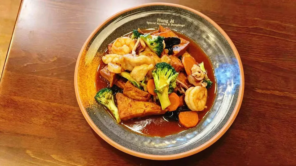 Seafood Braised Tofu