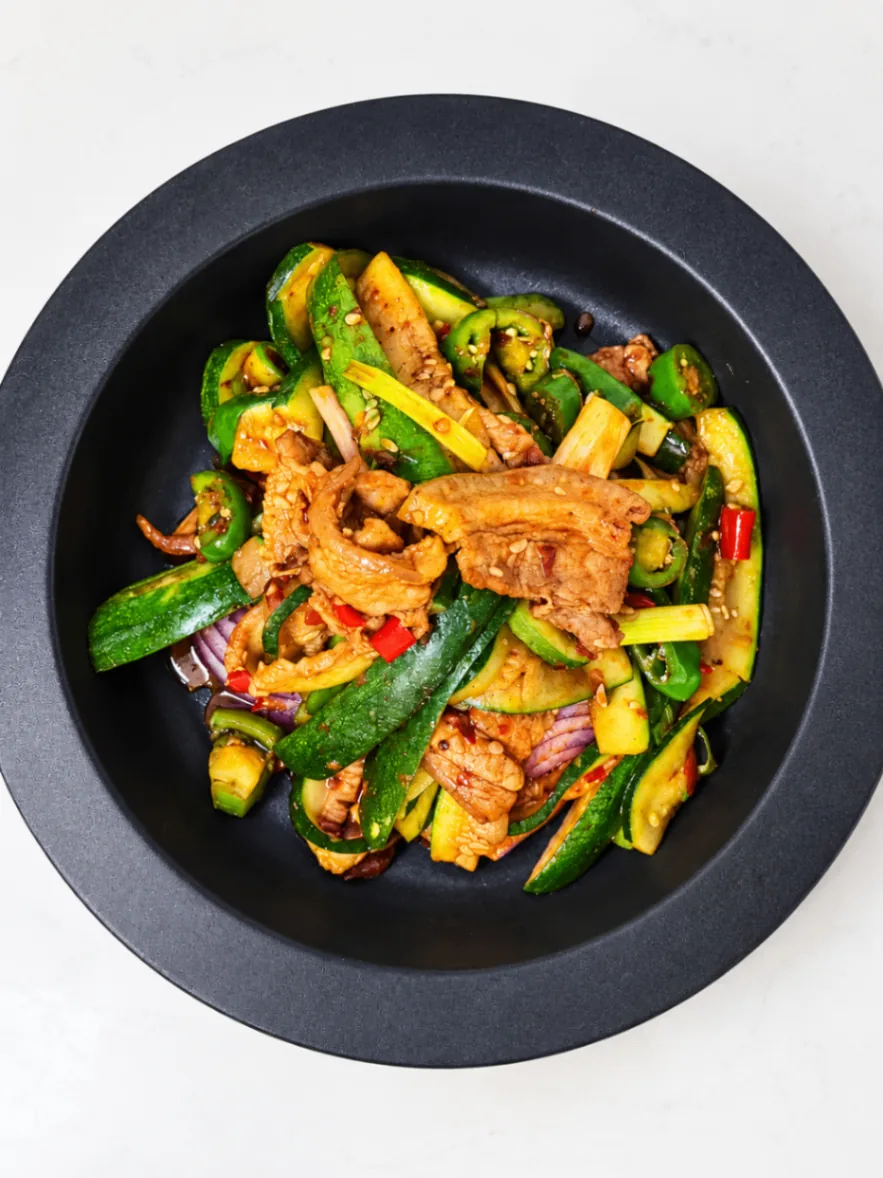 Dry Pot Zucchini