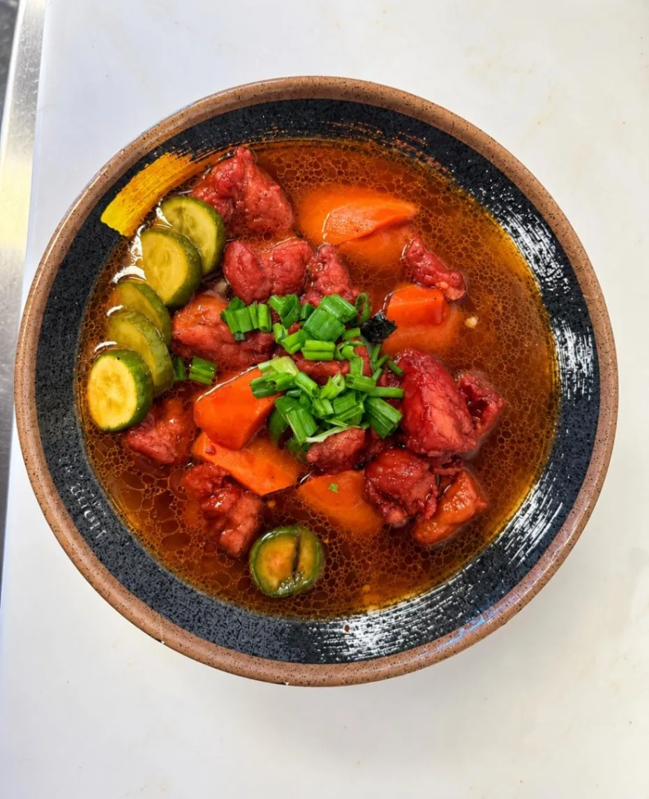 Kung Pao Chicken Noodle Soup