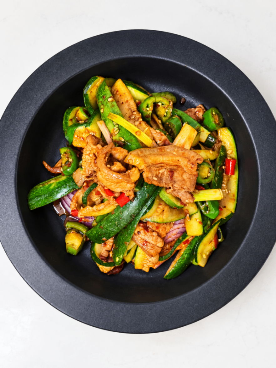 Dry Pot Zucchini — Hong Jie Special Noodles & Dumplings