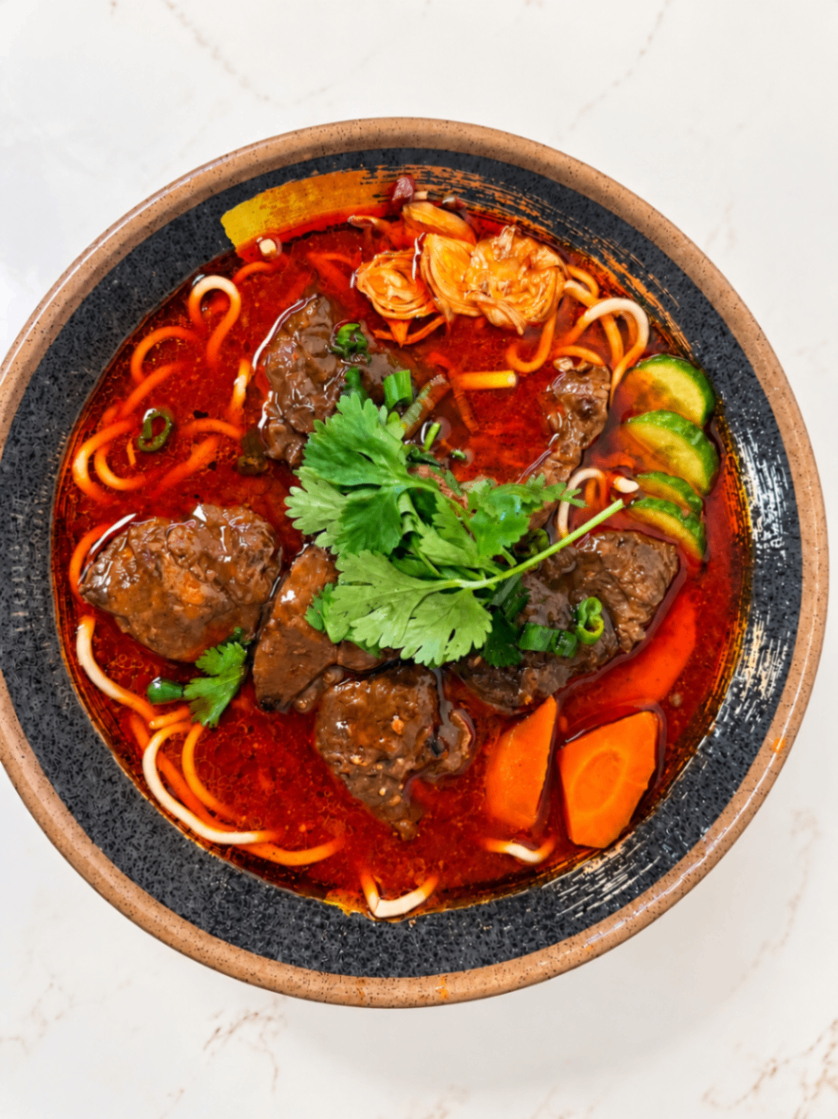 Spicy Beef Noodle Soup — Hong Jie Special Noodles & Dumplings