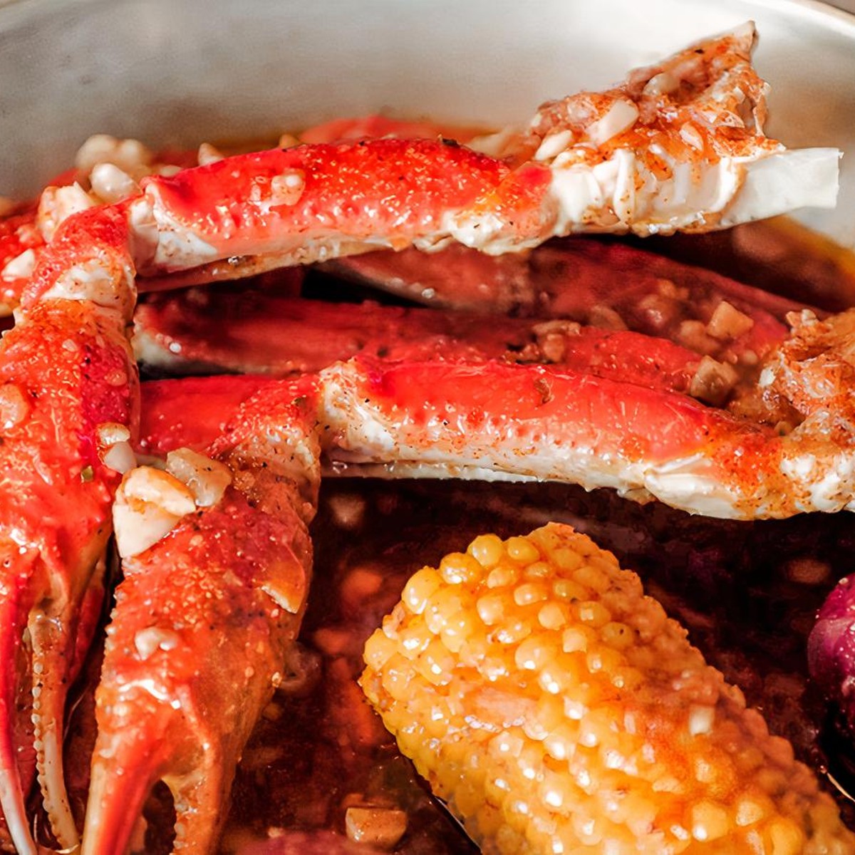 Snow Crab Legs (1 cluster) — Hook & Reel Cajun Seafood & Bar