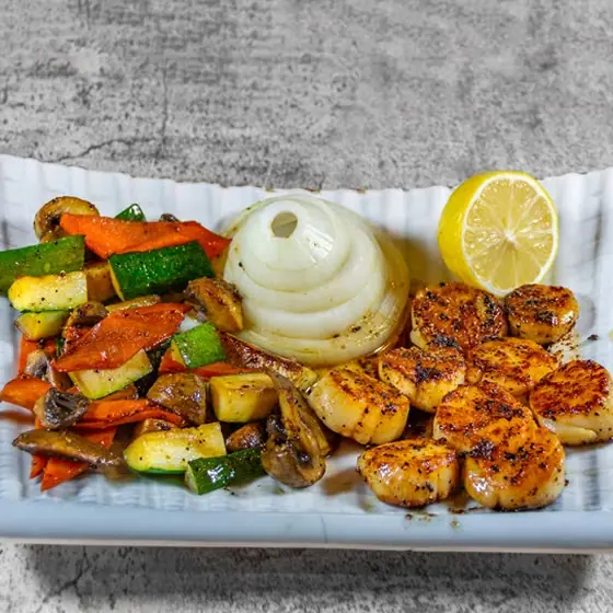 Hibachi Scallops