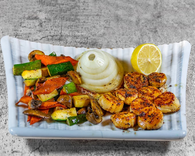 Hibachi Scallops — Kobe Japanese House