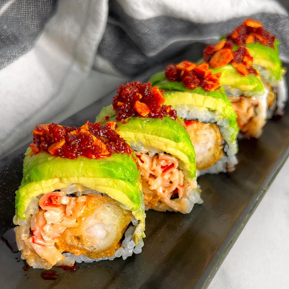Godzilla Roll — Miyako Hibachi & Sushi Bar