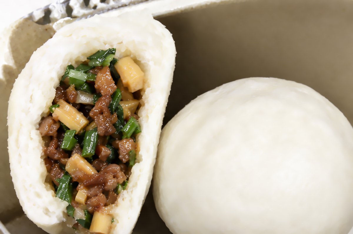 Bamboo Shoot & Minced Pork Bun — Mr Zheng Noodle House