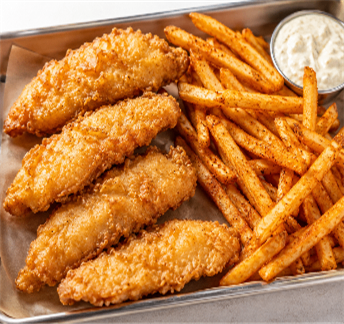 Fish & Chips (4 Pcs) — Ocean 7 Boiling Seafood & Bar