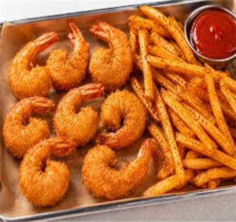 Fried Shrimp Basket (8 Pcs) — Ocean 7 Boiling Seafood & Bar