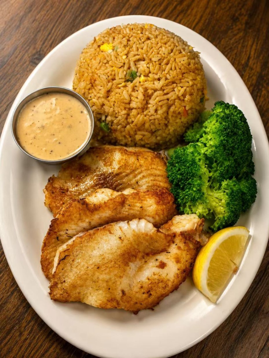 Grilled Catfish (8oz) — Ocean 7 Boiling Seafood & Bar
