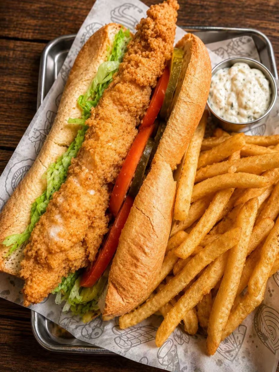 Cod Po Boys — Ocean 7 Boiling Seafood & Bar