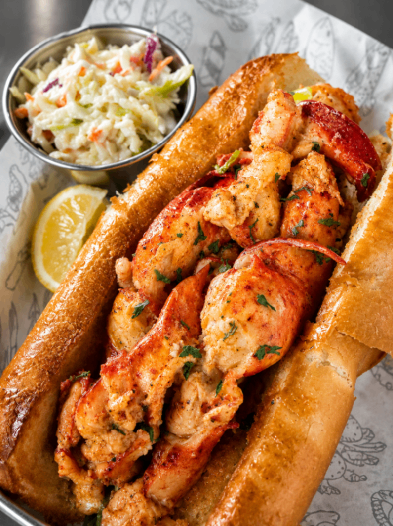 Ocean 7 Lobster Roll Po Boys — Ocean 7 Boiling Seafood & Bar