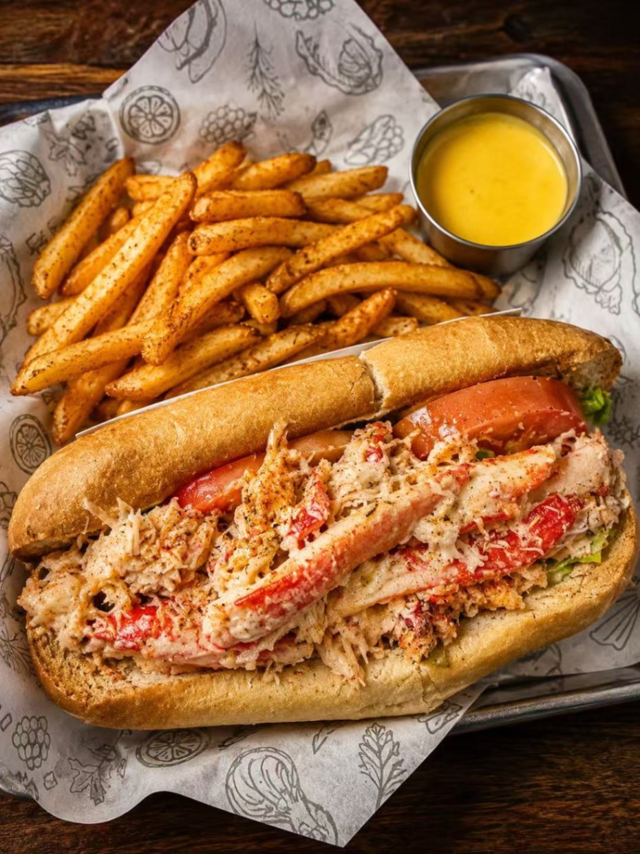 Ocean 7 Snow Crab Po Boys — Ocean 7 Boiling Seafood & Bar