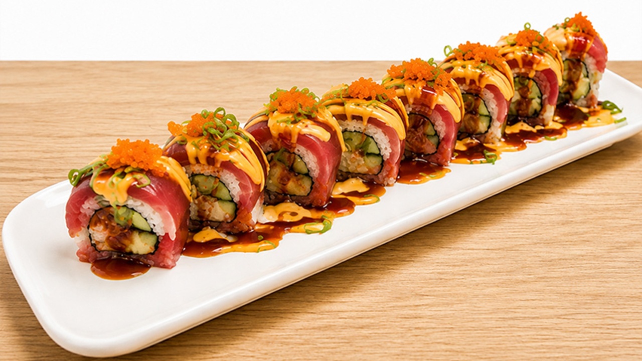 Dancing Tuna Roll — Sushi Factory Poki