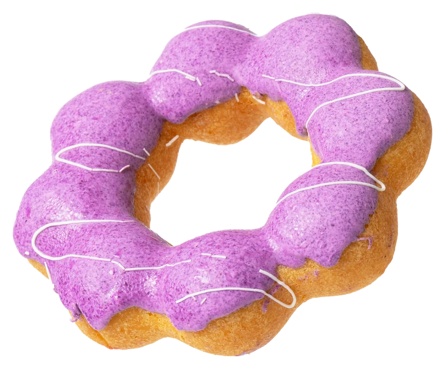 A TE’AMO ube mochi donut